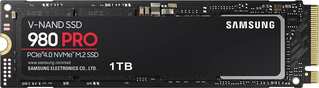 Samsung 980 PRO 1TB PCIe NVMe Gen4